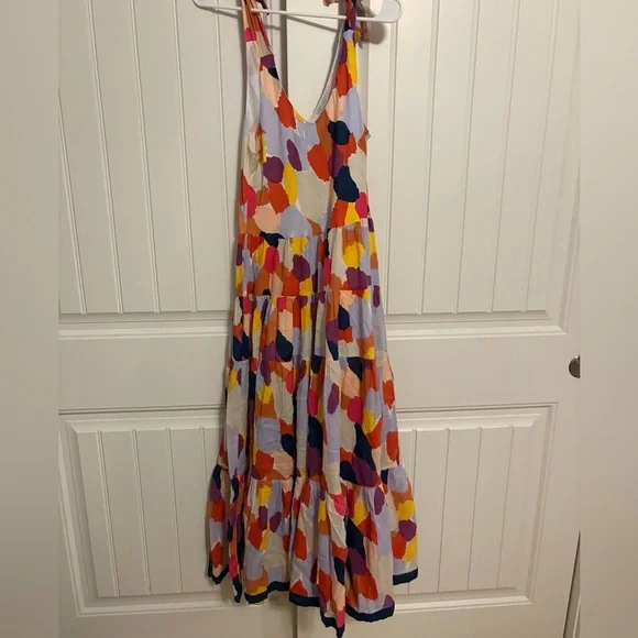 THML Colorful Sleeveless Maxi Dress size Small - Picture 4 of 4